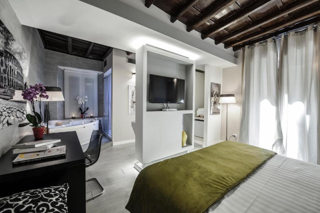 Chambre Lit King-Size avec Baignoire Spa